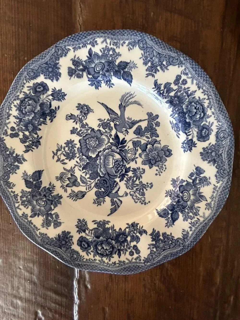 Transferware Plate Collection-Blue & White, Made in England